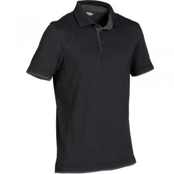 Dassy POLO ORBITAL CO46 – 220 g, Schwarz/Anthrazit Grau, Größe 2XL