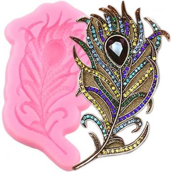 Peacock Feather Silicone Candy Mold