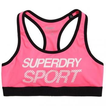 Reggiseno Donna Sportivo Superdry MFU Pop Rosa