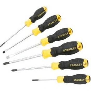 Stanley 6 Piece Screwdriver Set with Cushion Grip