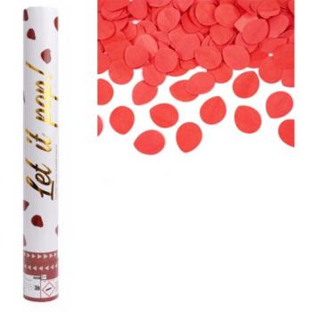 Cannone festivo petali rossi 40 cm