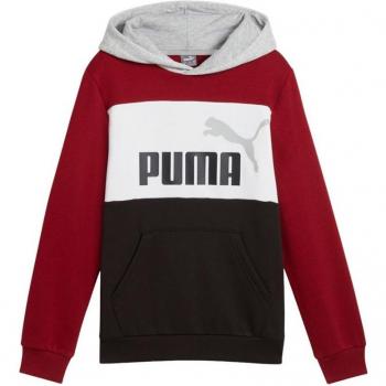 Sudadera Polar Puma Block Hoodie Granate 8 años