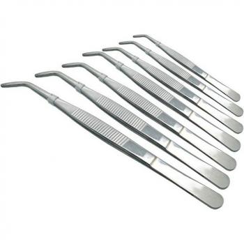 Pince à épiler multifonction 12,5‑30 cm en acier inoxydable – trousse de secours – coude