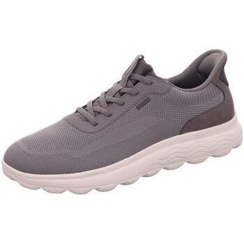 Geox Hombre Spherica Plus: Zapatilla Gris Oscura