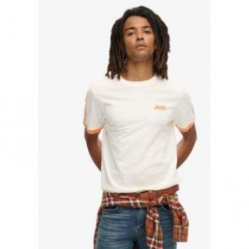 Camiseta Superdry Outlet 2024 XL Blanco Algodón Casual
