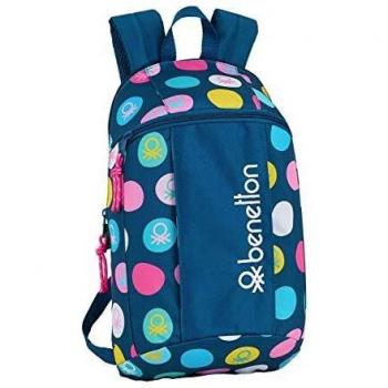 Mochila Benetton Tipo Casual Topos Marino