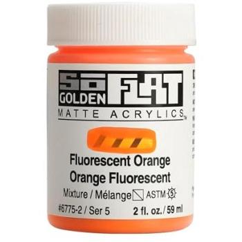 Peinture Fluorescente SoFlat Golden 60 ml Orange
