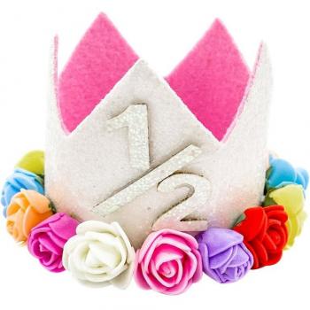 Floral Birthday Crown Headband