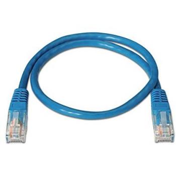 Câble de Réseau RJ-45 UTP AWG24 Cat. 5e 50cm Bleu