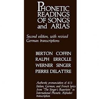 Phonetic Readings of Songs and Arias