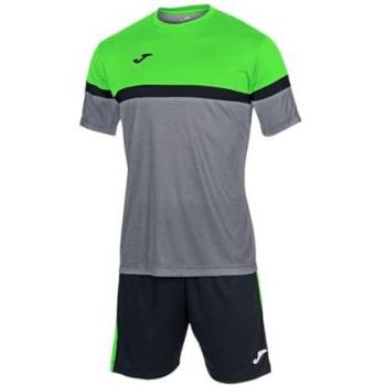 Conjunto de Fútbol Joma Danubio Hombre Gris Melange Verde Flúor