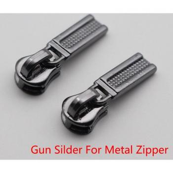 Meetee 20pcs 26X6mm Zipper Slider Puller Head for DIY Projects