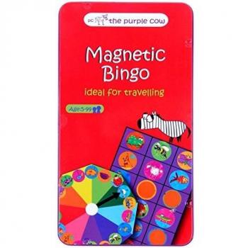 Purple Cow Magnetic Travel Bingo Set