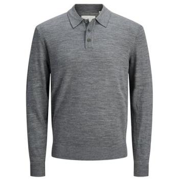 Jack & Jones Top Merino Grigio Regular Fit
