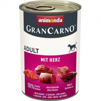 Animonda GranCarno Wet Dog Food with Heart 400 g