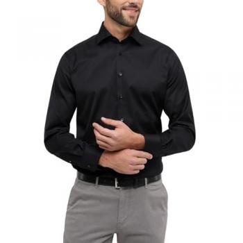 ETERNA Hemd Comfort Fit schwarz | Größe 44