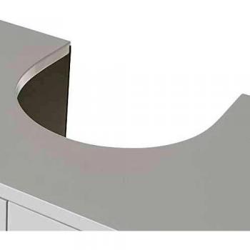 Mueble bajo lavabo de madera para encastrar 56x30x60 cm