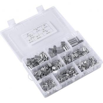 Juego de 315 Mangas de Aluminio para Prensado de Cuerda