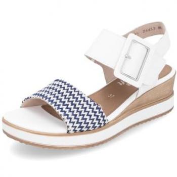 Remonte Sandales Cuir Blanc Bride
