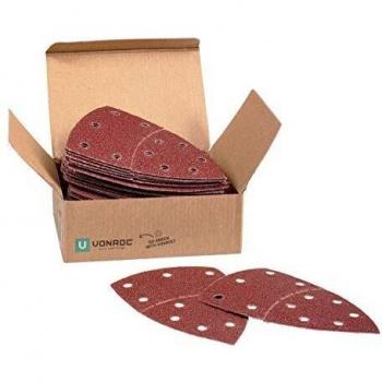 Lot de 50 feuilles abrasives pour ponceuses delta