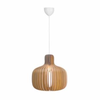 Nordlux Hazo 43 E27 Indoor Pendant – Brown Timber