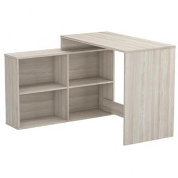 Escritorio Modular de Esquina Reversible 4 Casillas L111,9 cm
