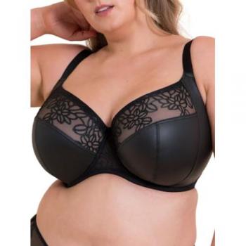 Side Support Balcony Bra (Enchant) – Curvy Kate, 38J, Black