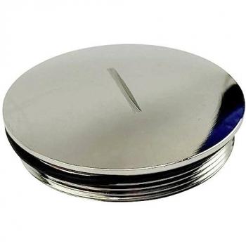 Tappo a vite con guarnizione M32 x 1.5 in ottone nichelato