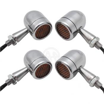 Clignotants LED 4 pièces pour Fatboy et Chopper
