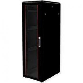 Baie de brassage Roline 19U (600 × 1786 × 800 mm) – Armoire noire