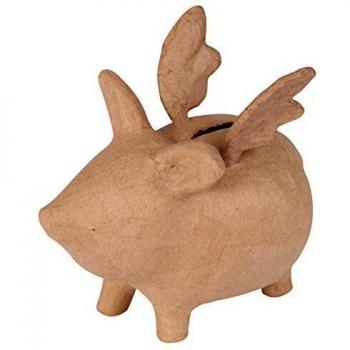 Tirelire Céramique Décopatch – Support Papier 15,5x11x14 cm