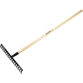 Rastrillo Jardin 12 Puas 32 Cm Con Mango De 150 Cm