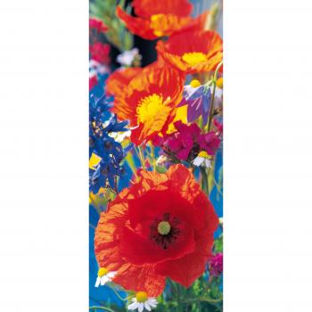 IdealDecor 515 Rote Pfingstrosen (85 x 200 cm) – Farbvariante