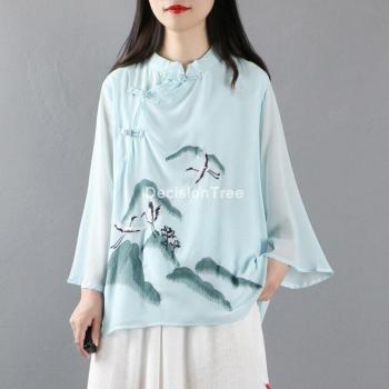 Blusa cheongsam