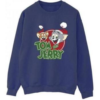 Cappellino Natalizio Donna Tom & Jerry in Felpa Loggata
