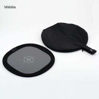 30CM Weißabgleich-Grau-Karte 18% mit Foto, tragbare T18 Fokusplatte schwarz und weiß