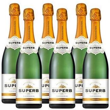 Schlossberg Sektkellerei Superb Sekt trocken 0,75 l – 11,5 % Vol