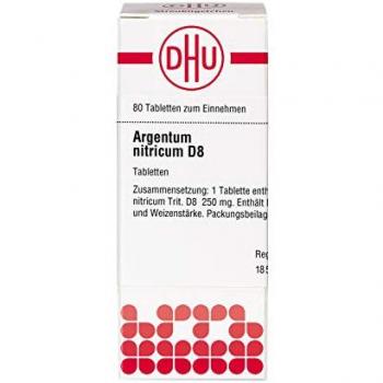 Argentum Nitricum D8 Tabletten, 80 Stück