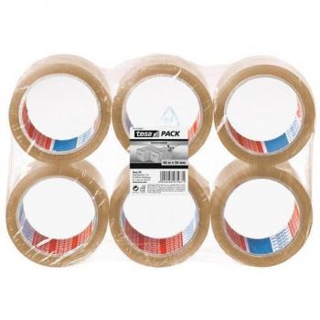 Cinta Adhesiva Tesa Empaques 66 m × 50 mm – Juego 6 piezas