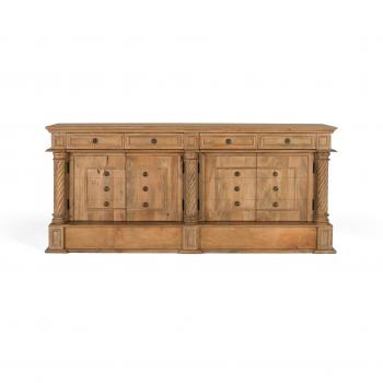 Giner Y Colomer – Buffet à 4 tiroirs et 4 portes, bois massif mangue