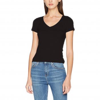 T-shirt G-Star Donna Collo A V Maniche Corte Nera 2XS