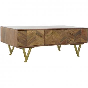 Mesa Central con Mango de Acero 120x60,5x46 Natural – Fijalo