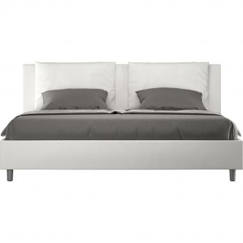 Ityhome Letto Contenitore King Size 200x210 Bianco Similpelle Antea