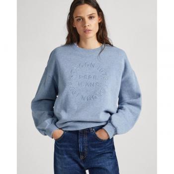 Sudadera Azul Pepe Jeans con Hombros Caídos