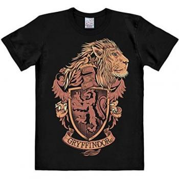 Harry Potter Gryffindor Shirt, Herren, Rundhals, Größe L, 100% Baumwolle