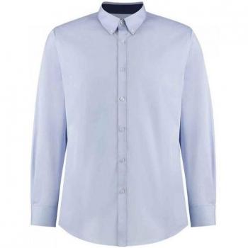 Camicia da Uomo Kustom Kit Oxford Formale a Contrasto
