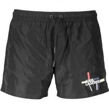 Pantalon de bain masculin noir Karl Lagerfeld Beachwear SF6251
