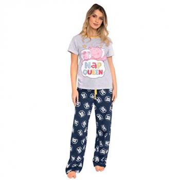 Grey Nap Queen Mummy Pig Dreamwear