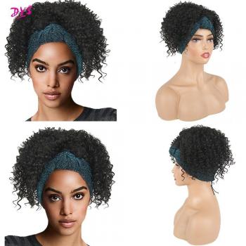 Turban Courte Bouclée Synthétique