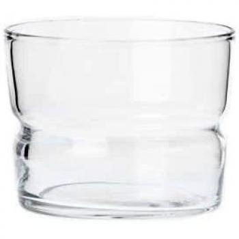Borgonovo Miniglas Brera Stapelbar – 220 ml, 8,3 × 6,2 cm (Ø x 